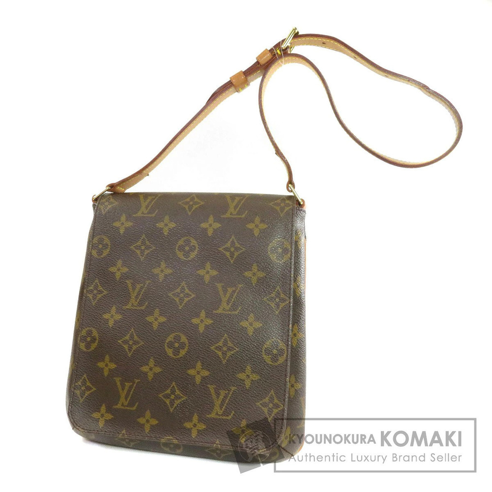 Louis Vuitton Musette Salsa Monogram Canvas Shoulder Bag Brown